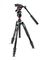 Manfrotto MVKBFRT-LIVE Black Befree Live Video Tripod Kit with Twist Leg Locks