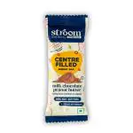 STROOM Centre Filled Energy Bar | Milk Chocolate Peanut Butter | 6g Protein | 7g Fibre | 11g Whole Grain | 28% Nut Butter | No Added Sugar, Trans Fat, Cholesterol, Preservatives or Artificial Flavour (8X36g)