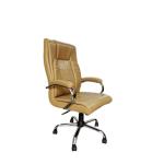MRC EXECUTIVE CHAIRS ALWAYS INSPIRING MORE Alpha High Back Revolving Office Ergonomic Chair with 360 Degrees Swivel Chrome Stand and Any Position Tilt Locking Mechanism (Beige)