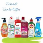 LA ONE Toilet Cleaner, Bathroom Cleaner,Floor Cleaner,Hand Wash, Dish wash , Glass Cleaner combo