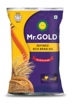 Mr.Gold Refined Ricebran Oil Pouch,1L