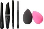 BUYTYA Hda 64 Long Lasting Kajal Eyeliner Mascara And Black Puff (Set Of 3)