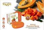 Tayga Natural Papaya Soap, 75 g (Pack Of 4)