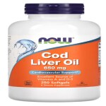 NOW Foods, Cod Liver Oil, 650 mg, 250 Softgels