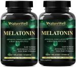 Naturewell Sleeping Aid Pills For Deep Sleep Melatonin 5Mg Pro, 60 Tablets Each (Pack Of 2)