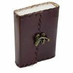 pranjals house Brown Leather Handmade Diary