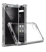 Plus BlackBerry Keyone Transparent Silicon Shock Proof Protective Soft Back Cover 20.07 x 12.19 x 1.78 cm