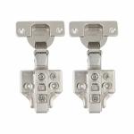Link Cabinet Hinge| Soft Close| 3D Plate| Half Overlay- 8 Crank| SS Finish (Pack of 2 Pcs)|1 yr Warranty