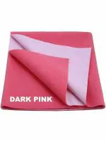 Elementary Smart Dry Waterproof Large Bed Protector Sheet - Dark Pink