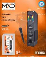 MXD 902 MULTIMEDIA TOWER SPEAKER SYSTEM 2500W WITH MIC AND BLUETOOTH CONNECTIVITY