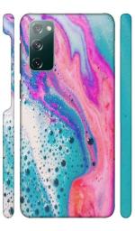 YAPZONE Beautiful Gradient Pink Water Color | Designer Printed Hard Back Cover for Samsung Galaxy S20FE / S20FE 5G Premium & Attractive Case for Your Smartphone