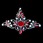 Comet Busters Traditional Bridal Bengali Wedding Bindi for Women (BIN1980) Pack of 1