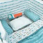 Tiny Snooze Cot Bedding Set - Traffic Jam