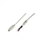 DHRIYAG USB Type C Cable 2 A 0.7 m Startek FM220U Fingerprint Scanner 0.7 m (Compatible with Startek FM-220U, White, One Cable)