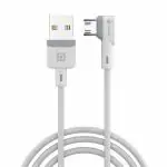 Portronics Konnect L 1.2M Fast Charging 3A Micro USB Cable with Charge & Sync Function (Grey)
