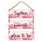 Sehaz Artworks Home Quote Wooden Wall Hangings | Home Decoration Items - 3-0006