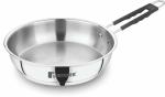 BERGNER Induction Base Silver Stainless Steel Fry Pan 24 cm