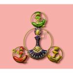 Pranjals house handmade Rajasthani Hand Craft 4 Lady Frame High Gloss Showpiece 38.1 x 5.1 x 27.9 cm