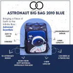 One And Only Astronaut School Backpack for Kids boys Stylish Durable Water Resistant Backpack Space Shoulder School Bags for Girls Kids 6-12 Years Compartments Trendy College Backpacks for boys-Blue unisex