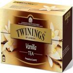 Twinings Vanilla Tea 25 Tea Bags, 50g, Free ChocoKick Eco Friendly Pen and Silver Plated Coin