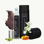EM5 Omb Leather Unisex Perfume Roll On Alcohol Free Concentrated Oil Leather Animalic Earthy, 10 ml