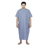 Avneel Pure Cotton Patient Dress Patient Gown/Examination/Both Side Wearable Hospital use Gown, Patient Gown (red) Free Size Unisex