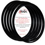 SKALA Gasket Compatible With Prestige Aluminium Deluxe | Deluxe Plus 3 litres Outer Lid Pressure Cooker 195 mm (Pack of 5)