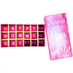 Expelite Happy Mommy Day Rectangle mothers day Chocolate box Truffles, Bars (18 x 27.78 g)