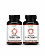 Vokin Biotech Organic Smarter Turmeric Curcumin Extract 95% Piperine 60 Capsules (Pack of 2)