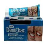Dentobac Smokers toothpaste 150 gram with toothbrush pack of 3