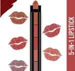 MADNIKA Red Edition and Nude Edition Lipstick 5 in 1-A2