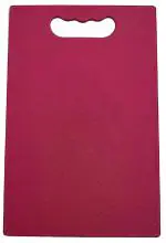 Shopimoz Plastic Rectangular Shape Fruit & Vegetable Chopping Cutting Board (Pink)