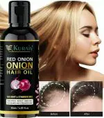 KURAIY Natural Red Onion Black Seed Hair Oil Spray For Hair Care And Growth Prevent Hair Loss Biotin Fast Hair Growth Essential Oils  (50 ml) & (MEN & WOMEN)