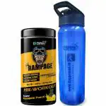Primal Health Science Rampage Pre Workout | 50 Servings | 13 Super Ingredients | Beta-Alanine | L-Citruline | Arginine | Pump, Energy, Muscle gain, Bodybuilding supplement (Pineapple Punch + Free Shakker Sipper)- 400g
