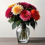 Love Creation 12x18 Size poster print for creative wall art- bohemian-feather-vase-watercolor-painting-print-11435(Non Sticker)