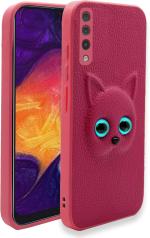 Lenient Red Rubber, Silicon Back Cover For Samsung Galaxy A50