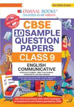 Oswaal CBSE Sample Question Papers Class 9 English Communicative Book (For 2024 Exam) | 2023-24_Oswaal Books