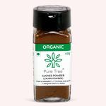 Pure Tree Certified Organic Laung Powder | 60 g | Organic Clove Powder | Lavang Powder | Aromatic & Flavorful Ground Clove Spice | Dried Cloves Masala | Lavangam