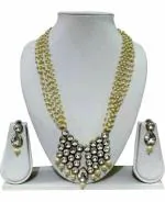 Jn Handicraft Alloy Blue Jewel Set For Women