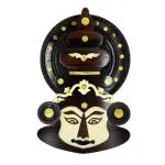 Loyal Craft Handmade Rosewood Wall hanging Kathakali Head Figurine in high quality for Wall décor/Home décor/Office decor (15 inches)