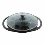 Trilonium Triple Seasoned Cast Iron Paddu | Paniyarakkal | Paniyaram Pan 12 Pits with Lid | 2 Kgs