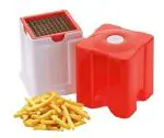 VISH CREATION Potato Chipser, French Fries Chips Maker Machine, Snacks Finger Chips Cutter - Multi Colour, Plastic Potato and Vegetable Cutter French Fries Slicer Chips Chipser Plastic & Stainless Steel |French Fries| Cutters Potato Chips Vegetable Cutter