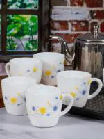 Cello Opalware Tea/Coffee Mugs (set of 12pcs) 110ml