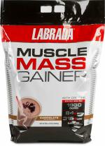 Labrada Nutrition Chocolate Muscle Mass Gainer Health Supplement with Creatine 12 lbs
