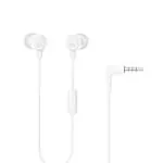 JBL C50HI, Wired In Ear Headphones with Mic, One Button Multi-function Remote, Lightweight & Comfortable fit (White)