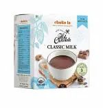 Chokola Classic Milk Drinking Chocolate | Chocolate Powder | Hot Chocolate & Cold Chocolate Blend | 100% Couverture | No Equipment Required | Classic Milk Chocolate Powder | Makes 10 Cup | 250 Gram