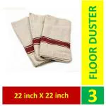G 1 Cotton Floor Duster (22 inch x 22 inch) 3 pcs (Assorted)