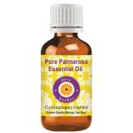Deve Herbes Pure Palmarosa Essential Oil (Cymbopogon martinii) Natural Therapeutic Grade Steam Distilled 10ml