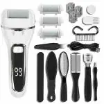 MAYCREATE Electric Callus Removers, Pedicure Rechargeable Scrubber For Women