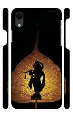 YAPZONE | Krishna Leaf | Designer Printed Hard Back Cover for Apple iPhone XR Premium & Attractive Case for Your Smartphone